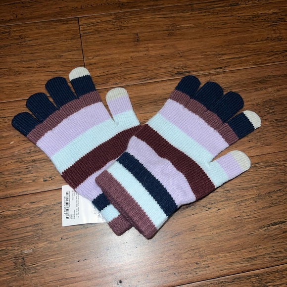 🔥5/$25 NWT Women’s Touchtech Stripe Gloves - Picture 2 of 3